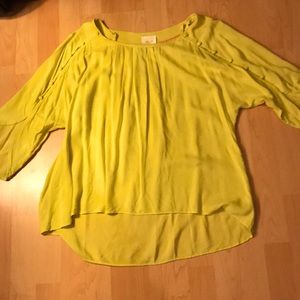 Anthropologie’s Maeve yellow blouse (small)